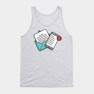 massage mail and handphone Tank Top